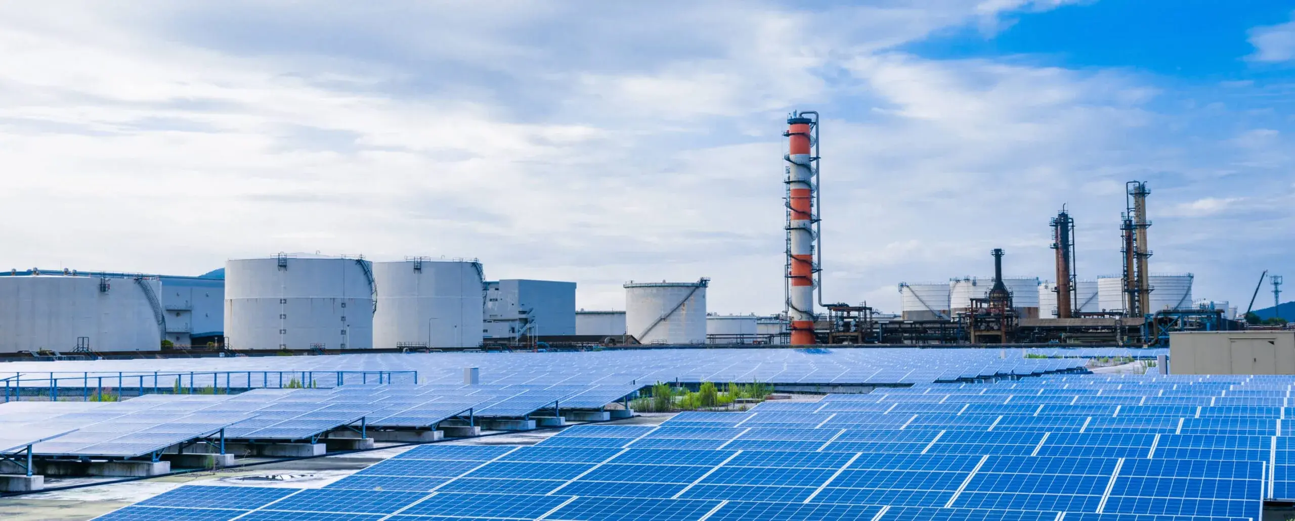 Sustainability Integration - Solar & Industrial Facility